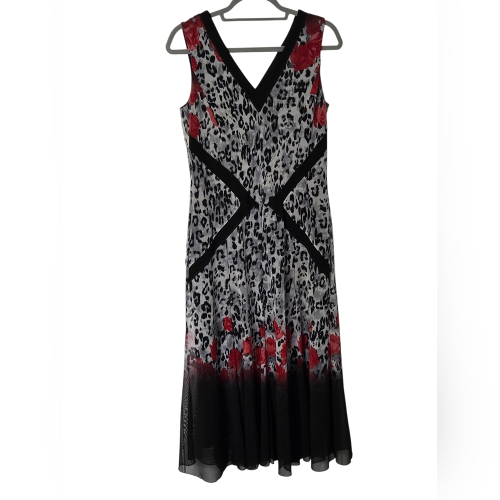 Picadilly dress Leopard Print Made In Canada Women Size M